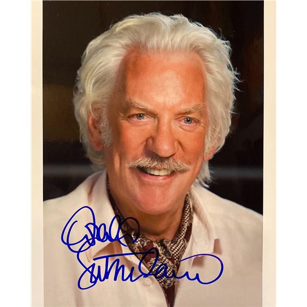 Donald Sutherland signed photo