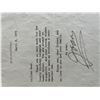 Image 1 : Joan Crawford signed note. GFA authenticated