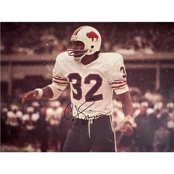 O.J. Simpson signed photo