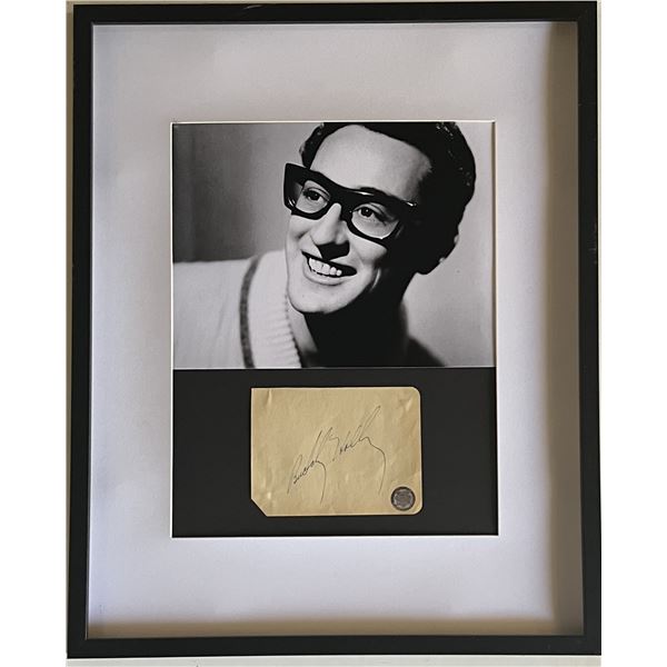 Music Legend Buddy Holly original signature collage