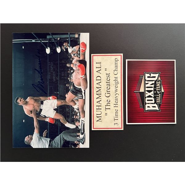 Muhammad Ali signed photo