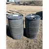Image 1 : 2 - 45 gallon Plastic barrels