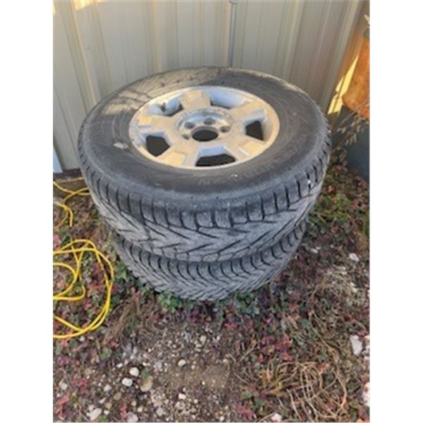 2- ford F150 tires and rims - 265/70/R17