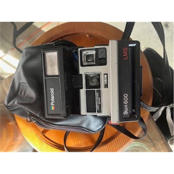 vintage polaroid camera