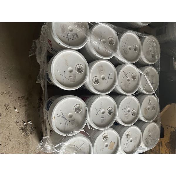 16 pails of paint