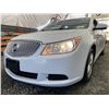 Image 2 : C6B -- 2011 BUICK LACROSSE CX, WHITE, 180405 KMS, FRONT WHEEL DRIVE