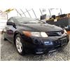 Image 8 : A2 -- 2008 HONDA CIVIC COUPE, BLACK, 332556 KMS, ***!!! NO RESERVE !!!***