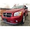 Image 2 : A12K -- 2009 DODGE CALIBER, RED, 237827 KMS "NO RESRVE"