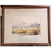 Image 1 : 420 -- TWO LARGE FRAMED PRINTS