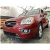 Image 2 : A12K -- 2007 KIA RONDO, RED, 192722 KMS