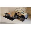 Image 1 : 399 -- Die Cast Harley and Hot Wheels Humvee