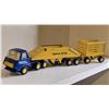 Image 2 : 410 -- VINTAGE TONKA TRUCK, BOTTOM DUMP TRAILER, AND FARM TRAILER WAGON. (1960'S)