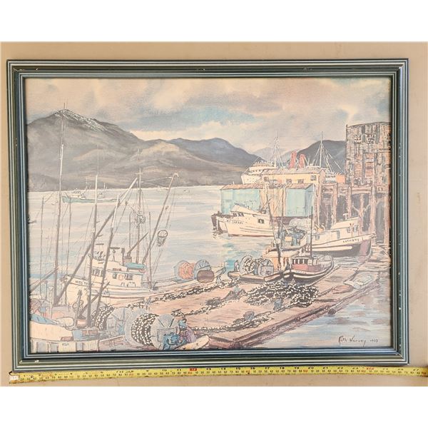 421 -- RUTH HARVEY 1973 PORT PRINTS