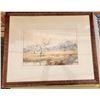 Image 1 : 428 -- ABANDONED ORCHARD PRINT, FARMHOUSE AND CREEK PRINT