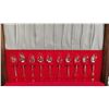 Image 2 : 442 -- HEIRLOOM SILVERWARE BOX WITH ITEMIZED LIST