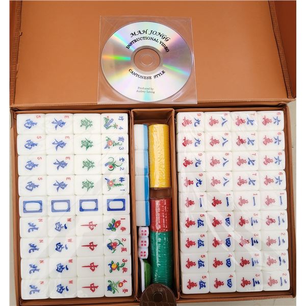 450 -- MAHJONG SET WITH INSTRUCTIONS