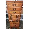 Image 1 : 461 -- SHAW WALKER QUARTER-SAWN OAK LETTER BOX