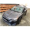 Image 1 : 0X -- 2018 SUBARU CROSSTREK, DARK GREY, 213716 KMS, AWD REPO UNIT