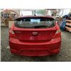 Image 18 : 0R -- 2013 HYUNDAI ACCENT, RED, 53345 KMS, FRONT WHEEL DRIVE "NO RESERVE"