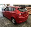 Image 21 : 0R -- 2013 HYUNDAI ACCENT, RED, 53345 KMS, FRONT WHEEL DRIVE "NO RESERVE"