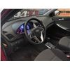 Image 50 : 0R -- 2013 HYUNDAI ACCENT, RED, 53345 KMS, FRONT WHEEL DRIVE "NO RESERVE"