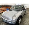 Image 2 : A7 -- 2003 MINI COOPER, SILVER, 184400 KMS, FRONT WHEEL DRIVE