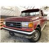 Image 1 : A12 -- 1990 FORD F250, RED, 230386 KMS, REAR WHEEL DRIVE