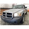 Image 2 : A12L -- 2005 DODGE DAKOTA, GREY, 369047 KMS, REAR WHEEL DRIVE