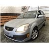 Image 1 : A12A -- 2008 KIA RIO 5SX, SILVER, 240779 KMS, FRONT WHEEL DRIVE