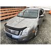 Image 3 : A12E -- 2008 FORD FUSION SEL, GREY, 168256 KMS (TMU), FRONT WHEEL DRIVE