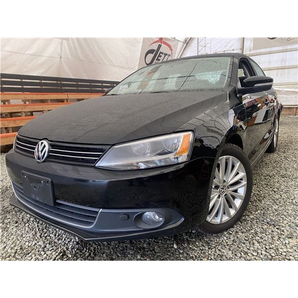 C5 -- 2011 VOLKSWAGEN JETTA, BLACK, 189270 KMS, FRONT WHEEL DRIVE