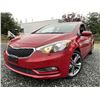 Image 1 : C6P -- 2016 KIA FORTE EX, RED, 143208 KMS, FRONT WHEEL DRIVE