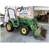 Image 1 : 0W -- 2001 JOHN DEERE 430, GREEN, 1967HRS KMS, 4X4