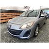 Image 3 : 0B -- 2012 MAZDA 3, GREY, 199670 KMS, FRONT WHEEL DRIVE