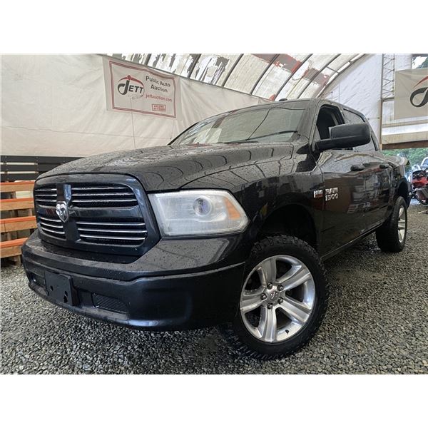 B6L--2017 RAM 1500 ST, BLACK, 217400 KMS, 4X4
