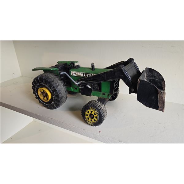 505 -- VINTAGE TONKA JOHN DEERE FRONT LOADER TRACTOR
