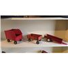 Image 1 : 525 -- VINTAGE TRACTOR ATTACHMENTS, PRESSED STEEL, AND PLASTIC