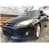 Image 2 : A5--2014 FORD FOCUS, BLACK, 173615 KMS, FRONT WHEEL DRIVE