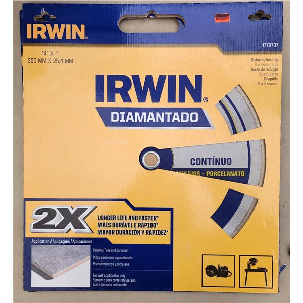 471 -- IRWIN CERMAIC SAW BLADE 14"X1"