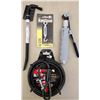 Image 1 : 473 -- SANDBLASTING ATTATCHMENT, SECURITY CABLE, EYEHOOK TURNBUCKLE, AND WRECKER BAR