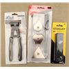 Image 1 : 487 -- TILE NIPPERS, MAKITA SCRAPER SET, SNAP-OFF HOOK BLADES
