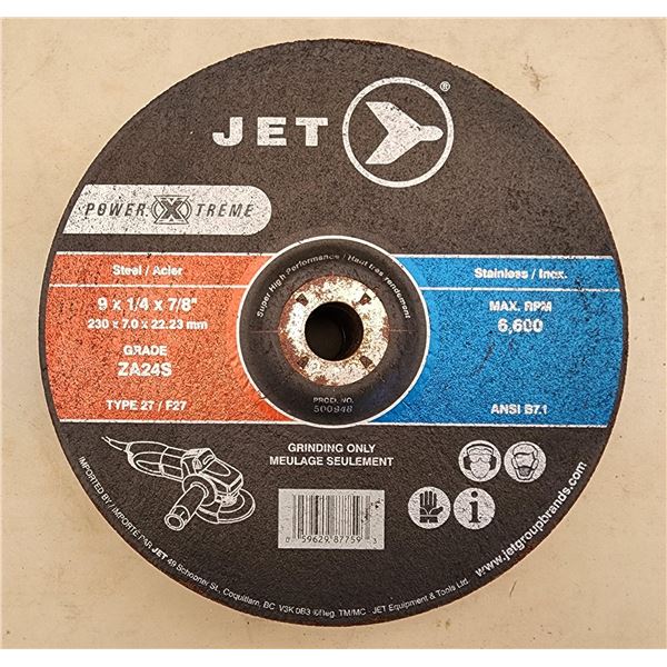 493 -- STEEL GRINDING WHEELS SET OF 5