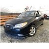 Image 1 : A12F--2010 HYUNDAI ELANTRA, BLACK, 244840 KMS