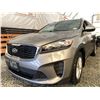Image 2 : C6M --2019 KIA SORENTO, GREY, 108415 KMS, AWD