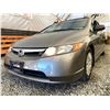 Image 2 : A12P----2006 HONDA CIVIC, GREY, 189498 KMS, FRONT WHEEL DRIVE