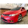 Image 1 : 0S -- 2008 HONDA CIVIC SI, RED, 257516 KMS, FRONT WHEEL DRIVE