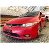 Image 2 : 0S -- 2008 HONDA CIVIC SI, RED, 257516 KMS, FRONT WHEEL DRIVE