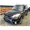 Image 3 : C6E -- 2012 KIA SOUL, BLACK, 167203 KMS, FRONT WHEEL DRIVE