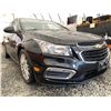 Image 8 : B2 -- 2015 CHEVY CRUISE, BLACK,  171644 KMS, FRONT WHEEL DRIVE