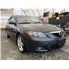 Image 8 : A5 -- 2007 MAZDA 3, DARK GREY, 231336 KMS, FRONT WHEEL DRIVE !!!*** NO RESERVE ***!!!
